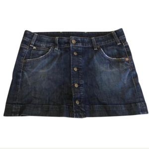 Citizens of Humanity Button Denim Skirt
